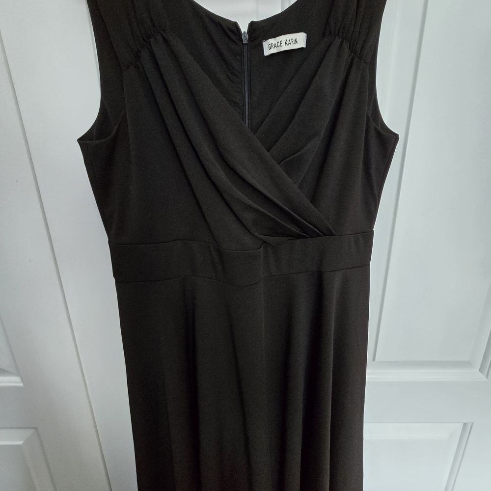 Grace Karin Black Sleeveless Dress